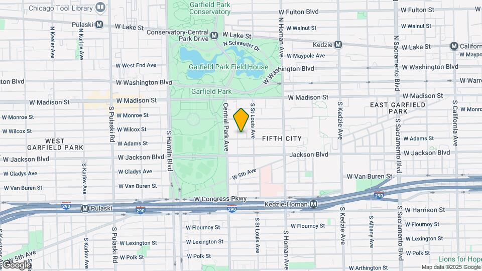 3524 W Adams St Map and Location Details