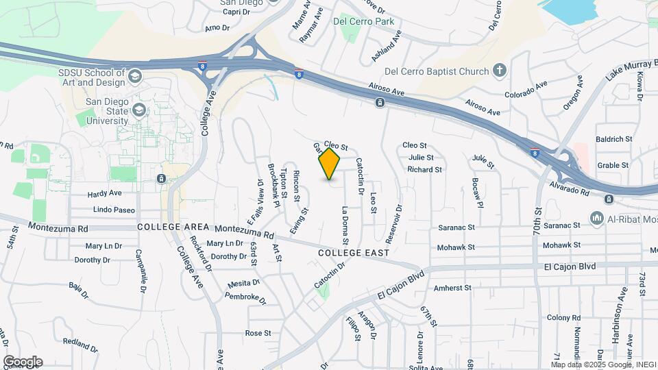 6402 Shane Pl Map and Location Details