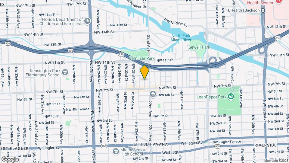 802 NW 22nd Ct Mapa y Detalles de la Ubicación