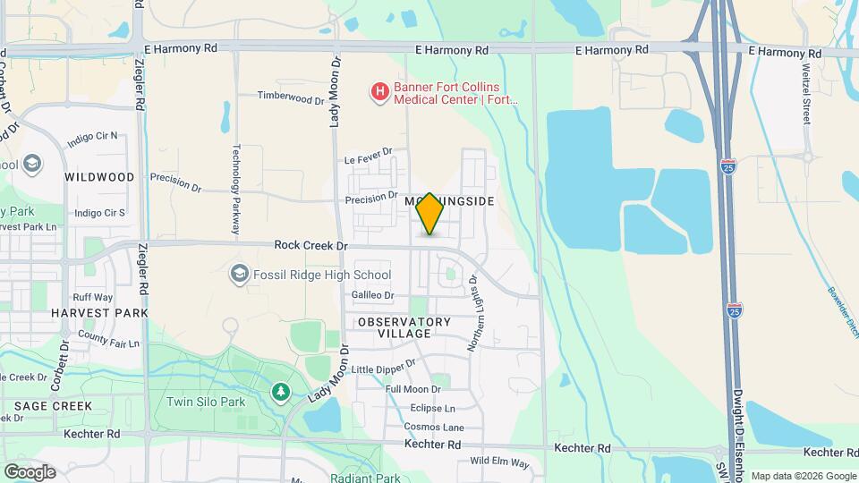 3814 Rock Creek Dr Map and Location Details