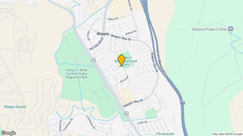 94-716 Paaono St Map and Location Details