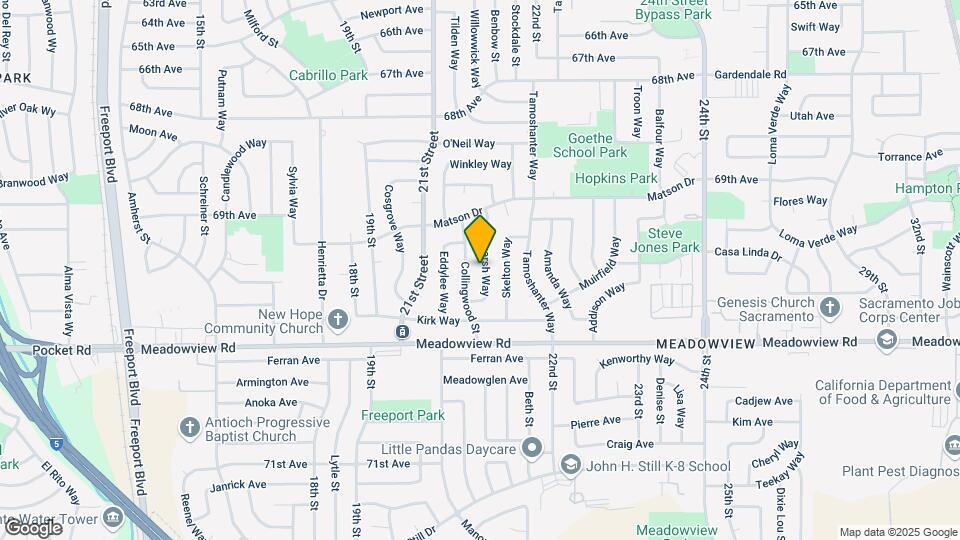 7548 Lemarsh Way Map and Location Details