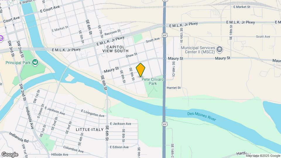 922 E Railroad Ave Mapa y Detalles de la Ubicación