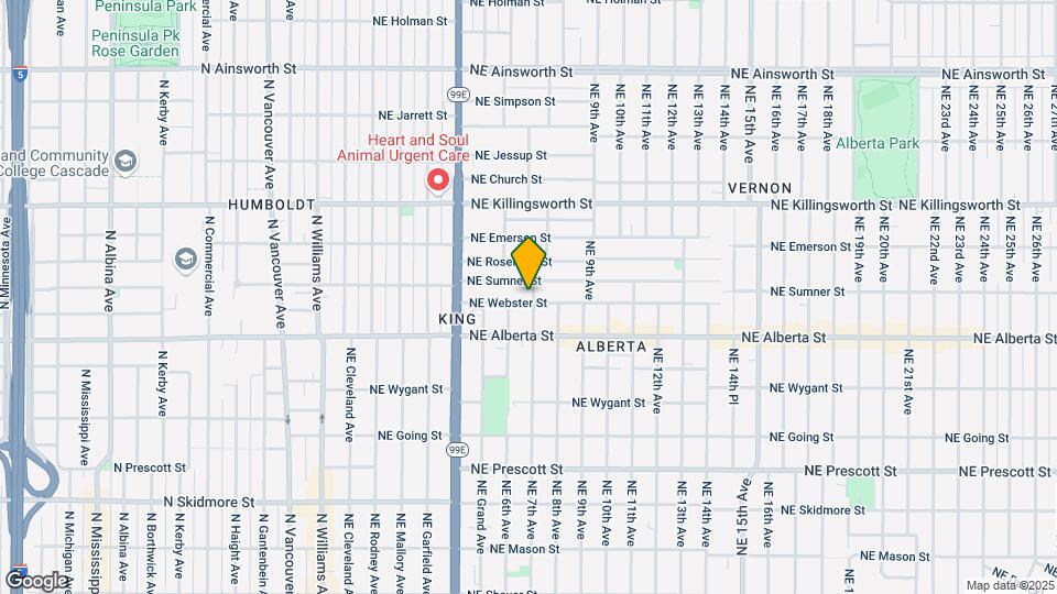 5103 NE 7th Ave Map and Location Details