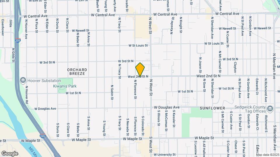 264 N Florence St Map and Location Details