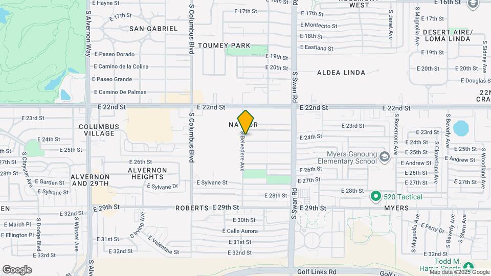 4501 E 24th St Mapa y Detalles de la Ubicación