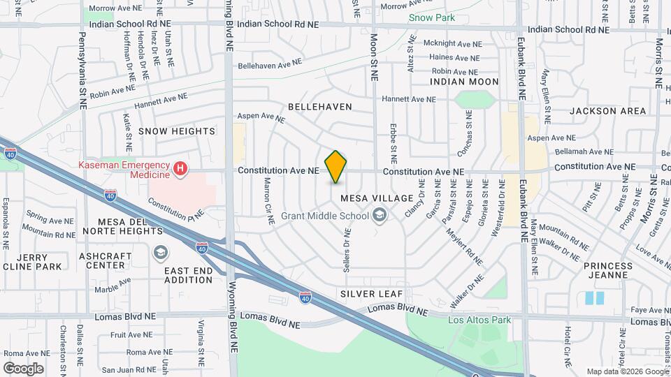 1212 Childers Dr NE Map and Location Details