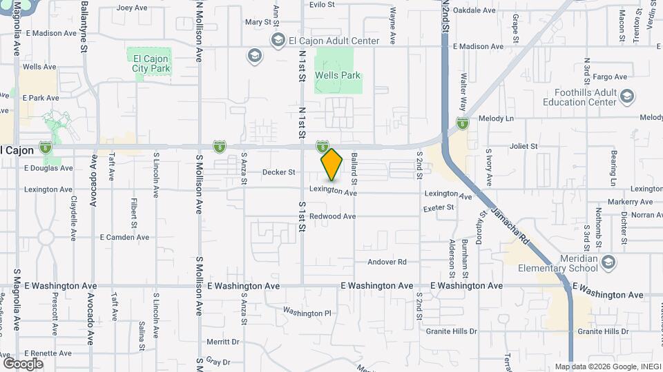 1140 E Lexington Ave Mapa y Detalles de la Ubicación