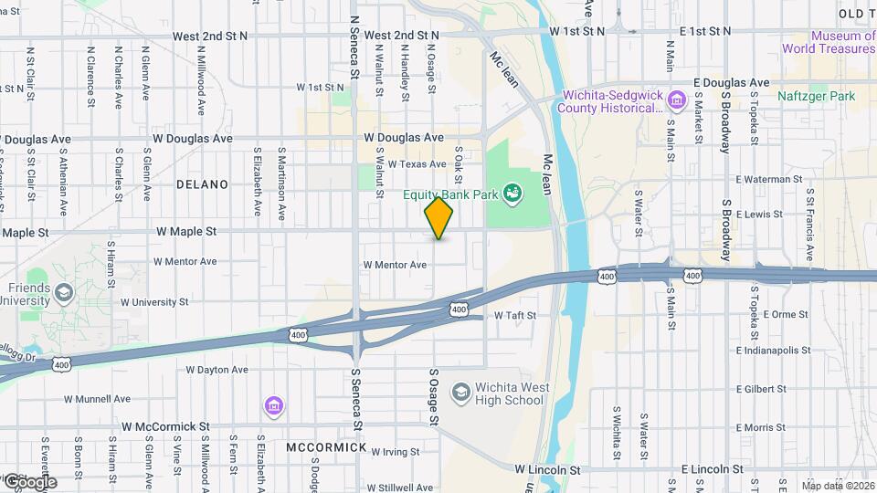 420 S Osage St Mapa y Detalles de la Ubicación
