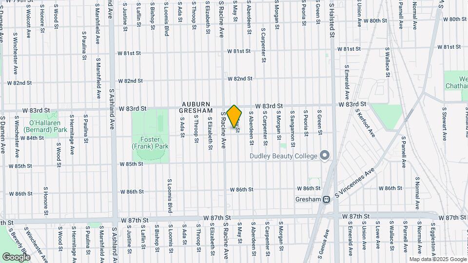 8358 S May St Map and Location Details