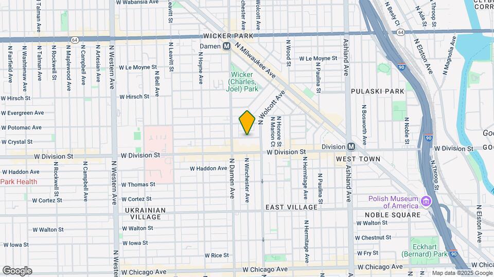 1929 W Crystal St Mapa y Detalles de la Ubicación