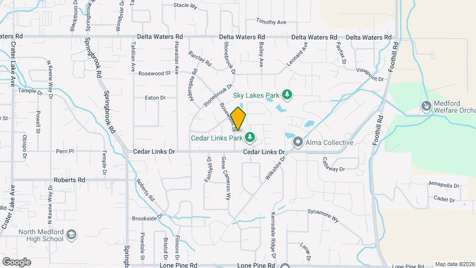 2949 Rosewood St Map and Location Details