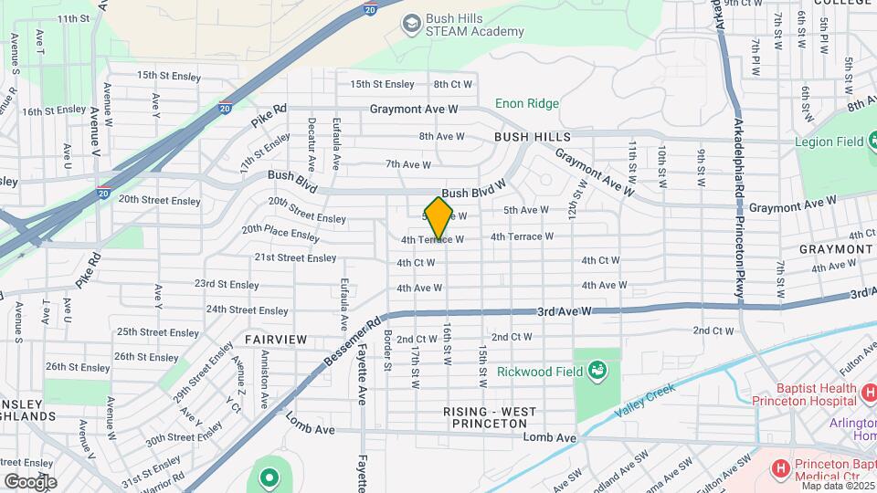 1605 4th Terrace W Map and Location Details