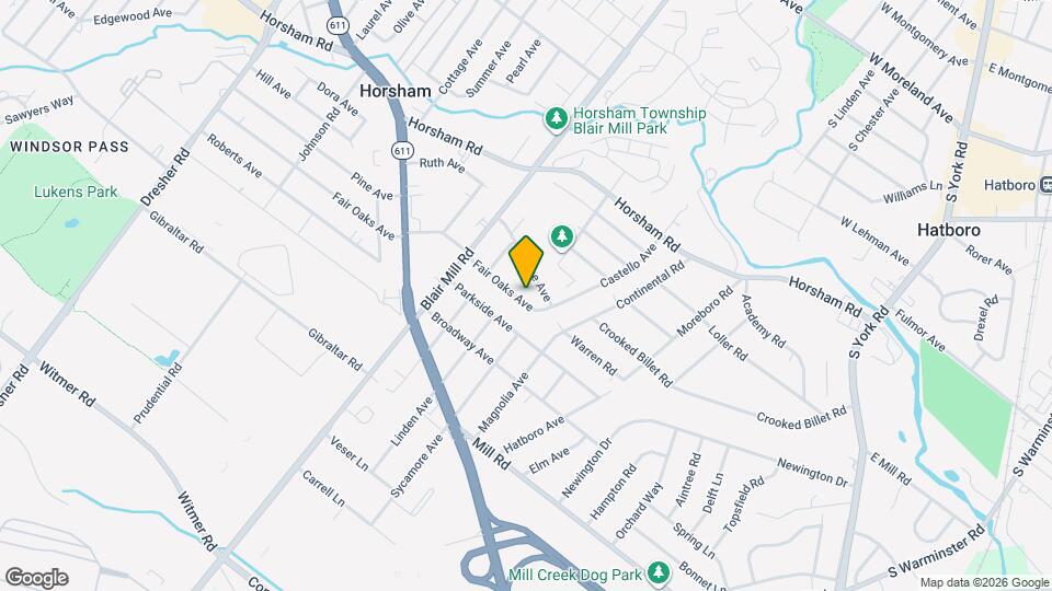 2701 Fair Oaks Ave Map and Location Details