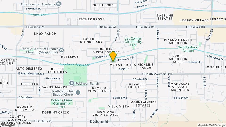 1610 E Desert Ln Map and Location Details