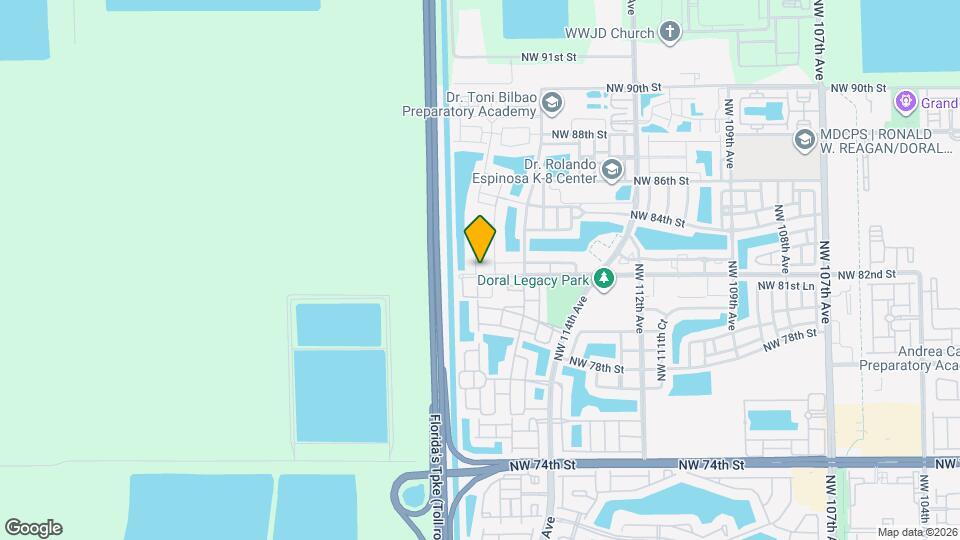 8205 NW 116th Ave Map and Location Details