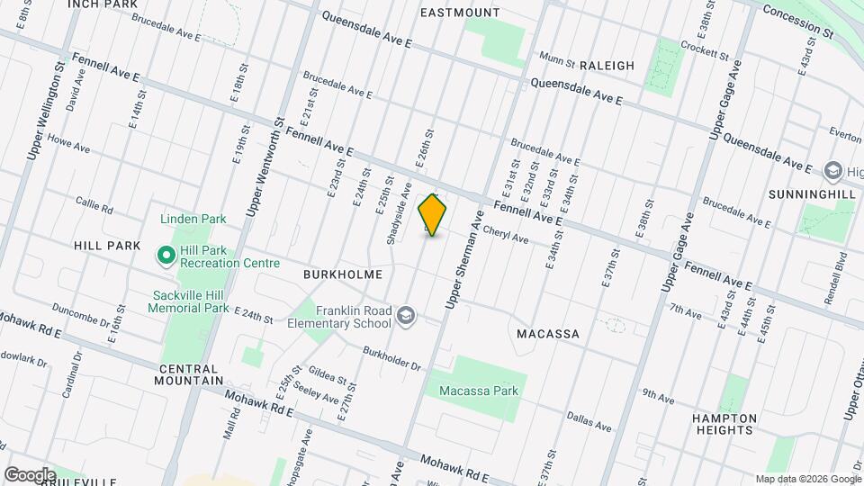 351 E 27th St Map and Location Details