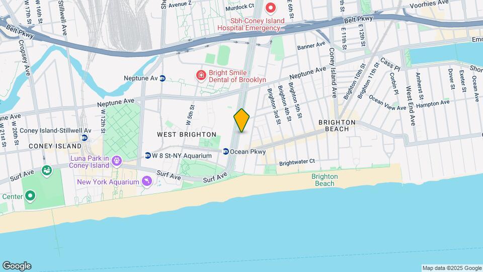3017 Ocean Pkwy Map and Location Details