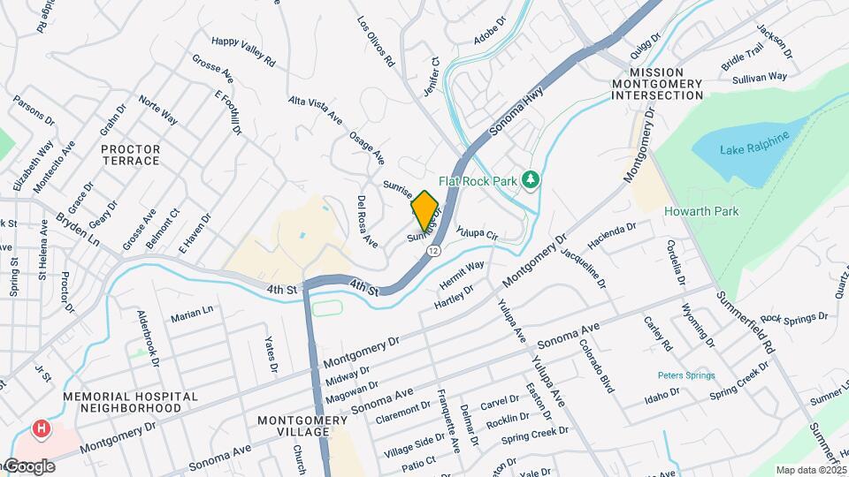 3160 Sunridge Dr Map and Location Details