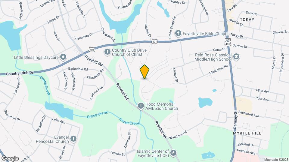 3108 Green Valley Rd Map and Location Details