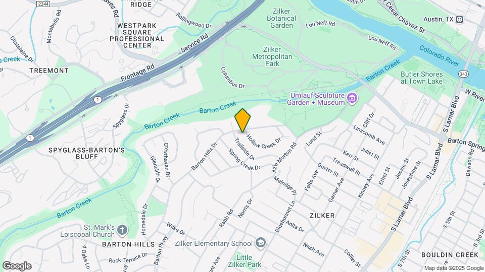 1305 Hollow Creek Dr Map and Location Details