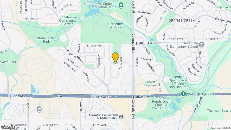 3576 E 106th Ave Map and Location Details