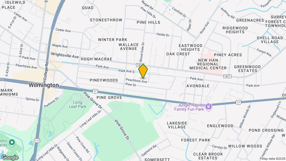 5031 Peachtree Ave Map and Location Details