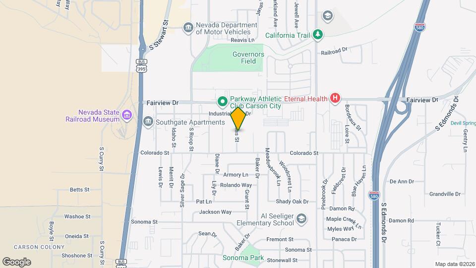 2109 Kansas St Map and Location Details