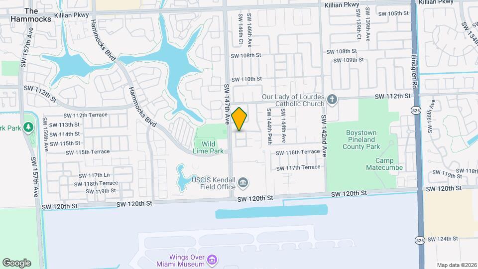 14652 SW 114th Terrace Map and Location Details