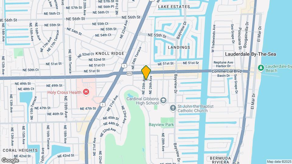 4850 NE 25th Ave Map and Location Details