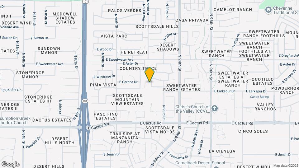 12630 N 92nd Pl Map and Location Details