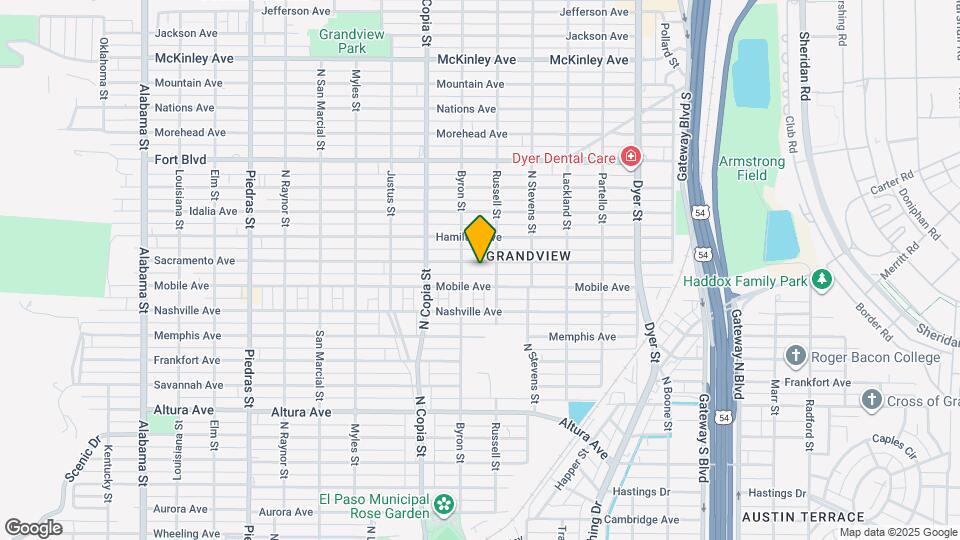 3518 Sacramento Ave Map and Location Details