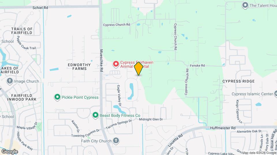 15806 Winter Cypress Wy Map and Location Details