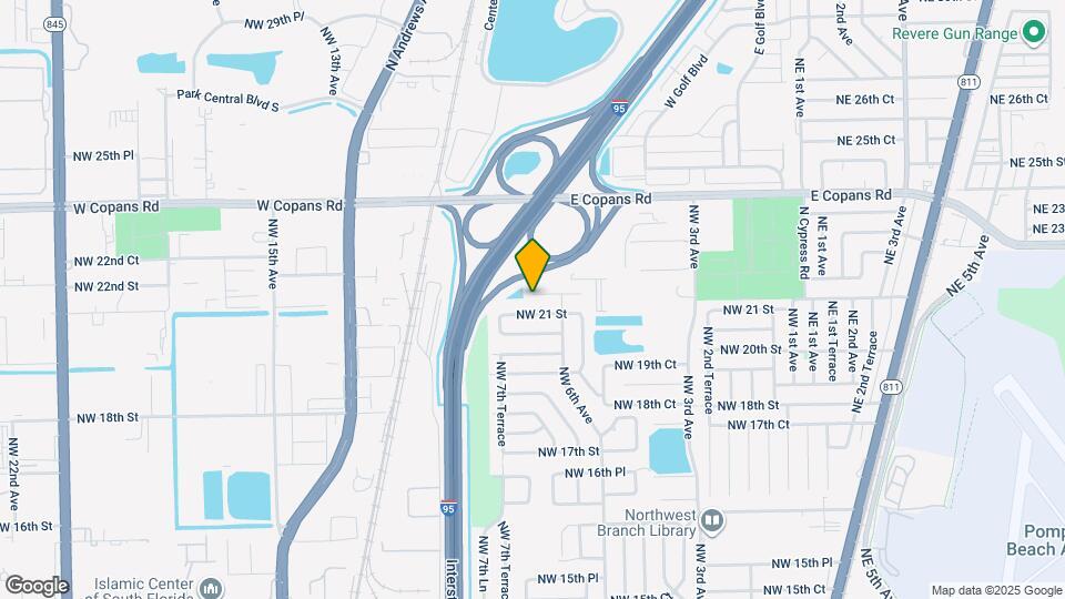 640 NW 21st Ct Map and Location Details