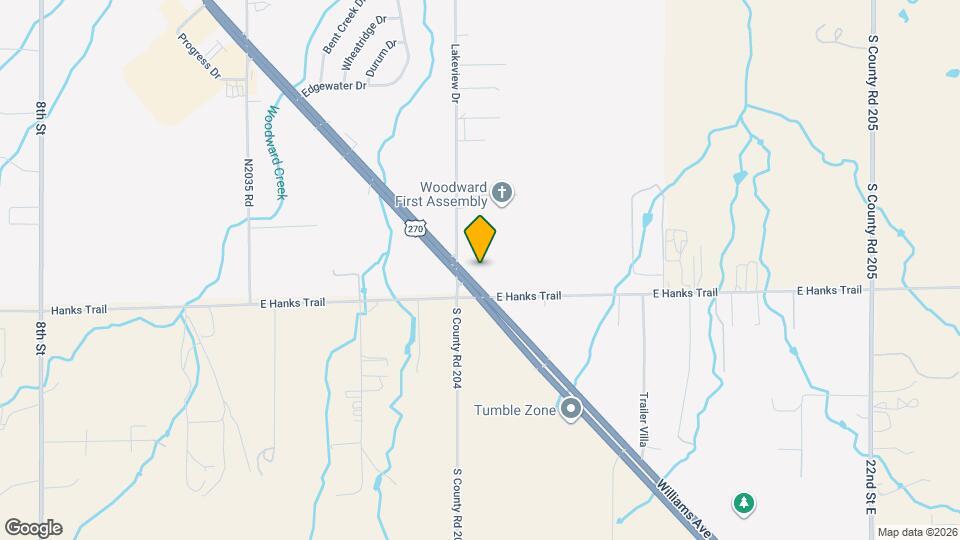 The Dels Woodward South Map and Location Details