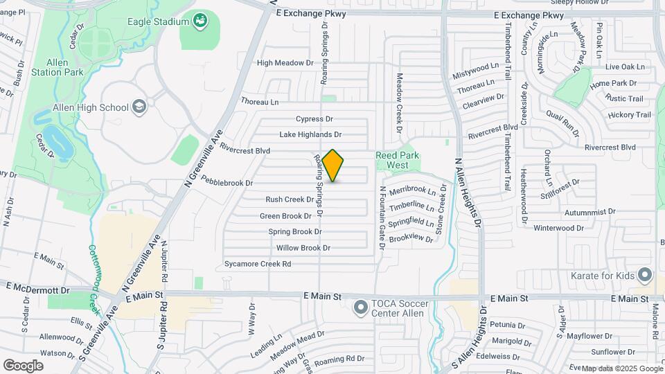 904 Pebblebrook Dr Map and Location Details