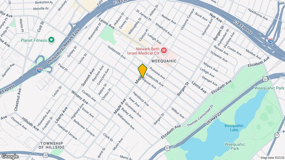 180 Vassar Ave, Unit 178 Map and Location Details