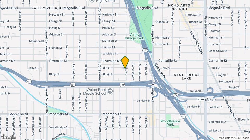 11540 Blix St Map and Location Details