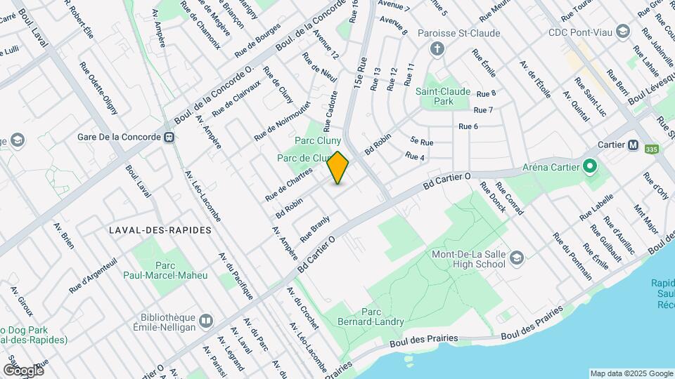 419 Copernic Av Map and Location Details