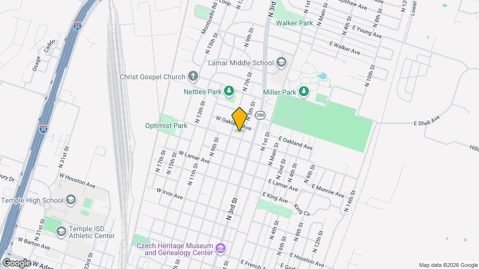 1408 N 5th St Map and Location Details