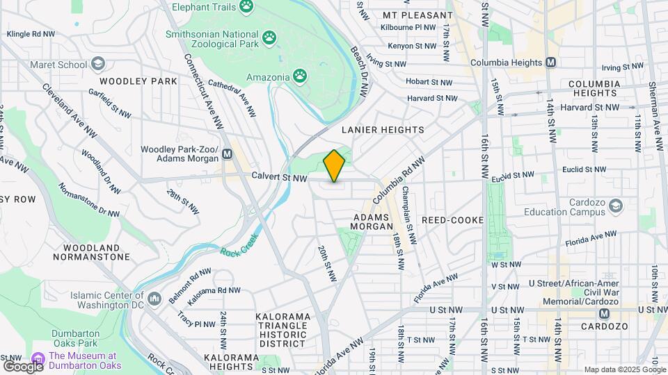 1928 Calvert St NW Map and Location Details