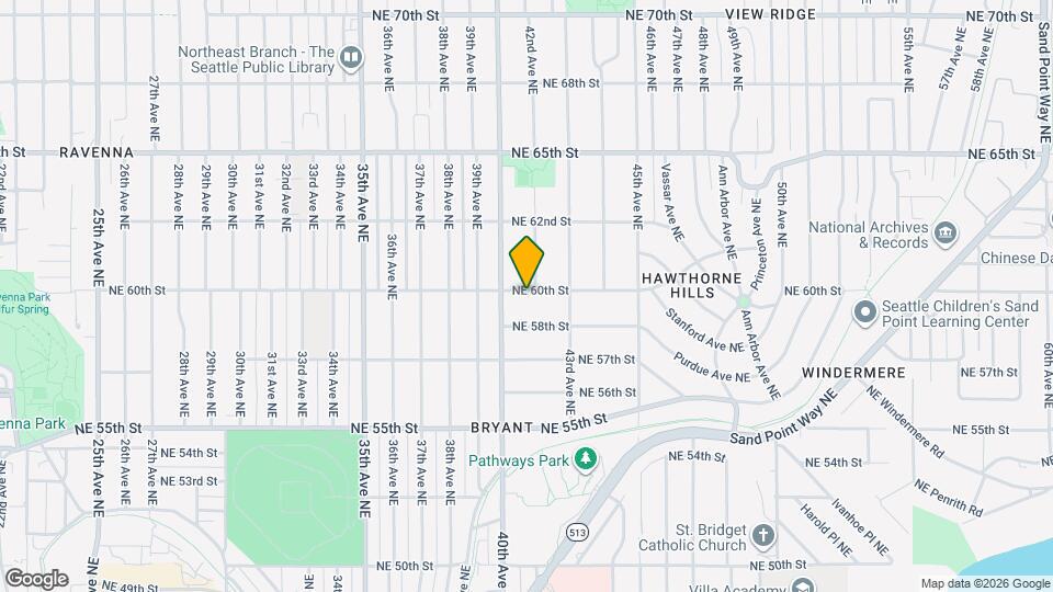 4021 NE 60th St Map and Location Details