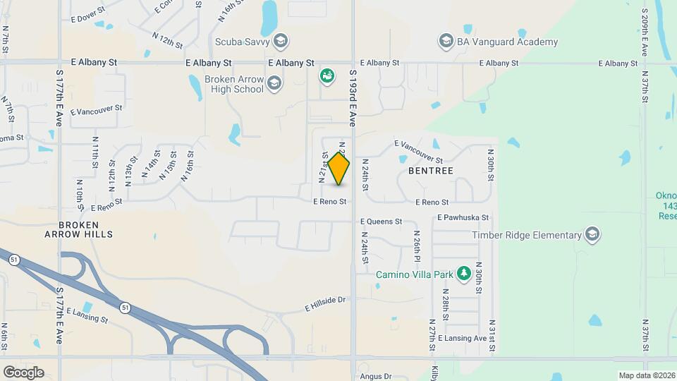 2213 E Seattle St Map and Location Details