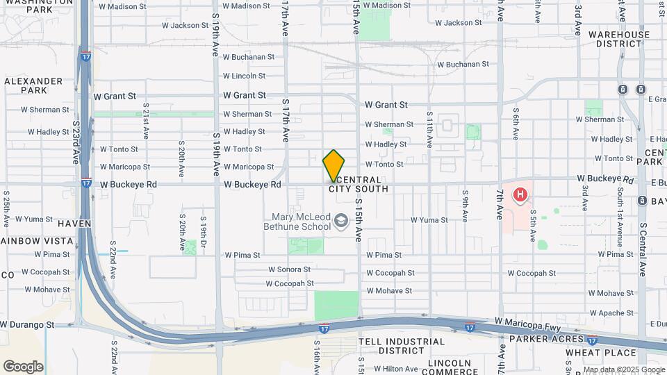 1535 W Buckeye Rd Map and Location Details