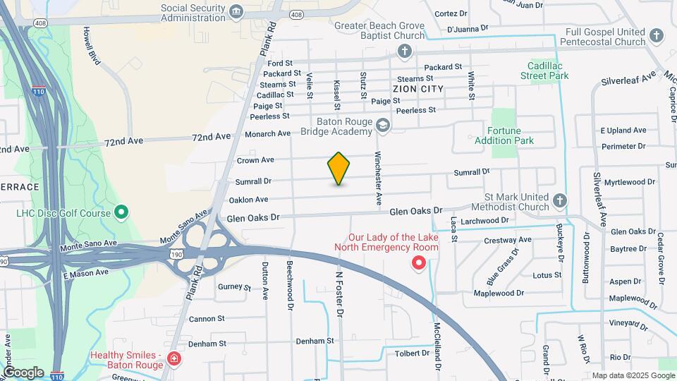 4961 Oaklon Ave Map and Location Details