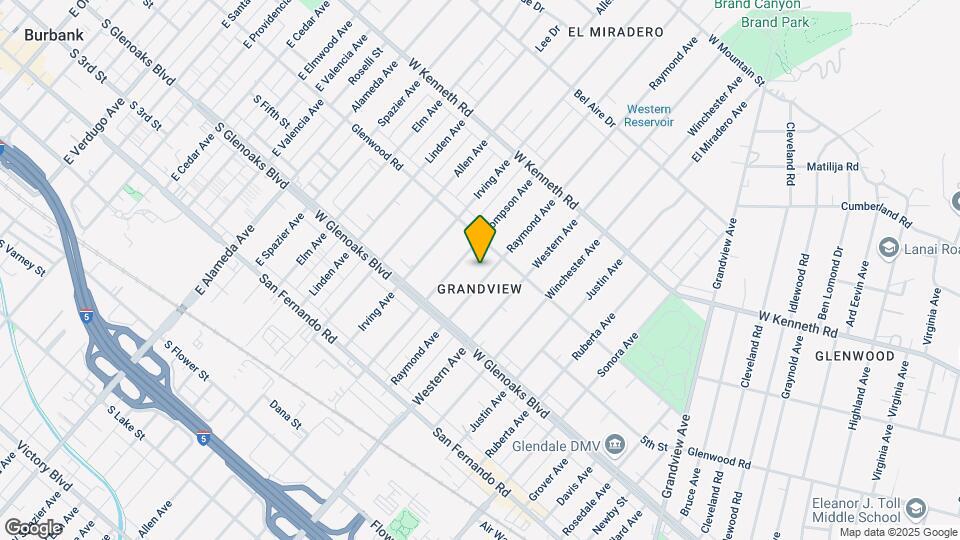 1163 Raymond Ave Mapa y Detalles de la Ubicación