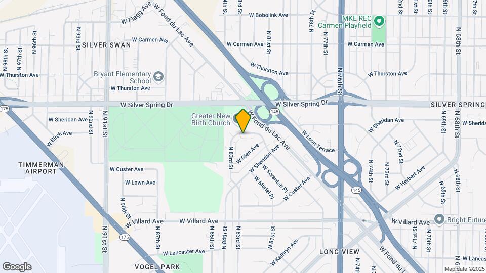 8215-8223 W Medford Ave Map and Location Details