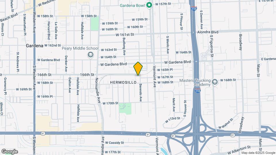 1108 W 166th St Map and Location Details
