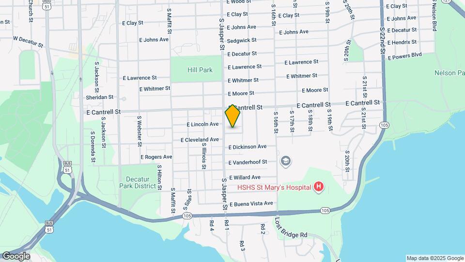 1238 E Bon Air Ct Mapa y Detalles de la Ubicación