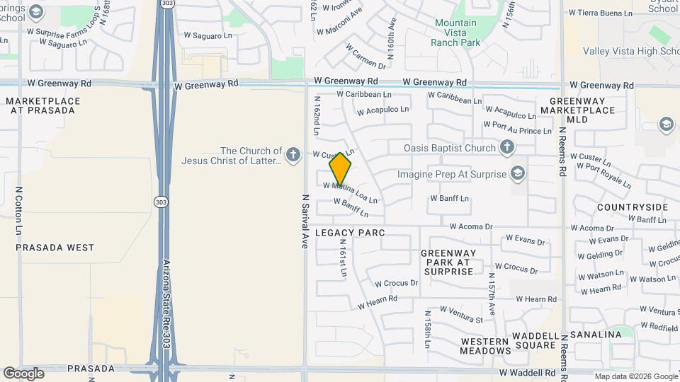 16189 W Mauna Loa Ln Map and Location Details